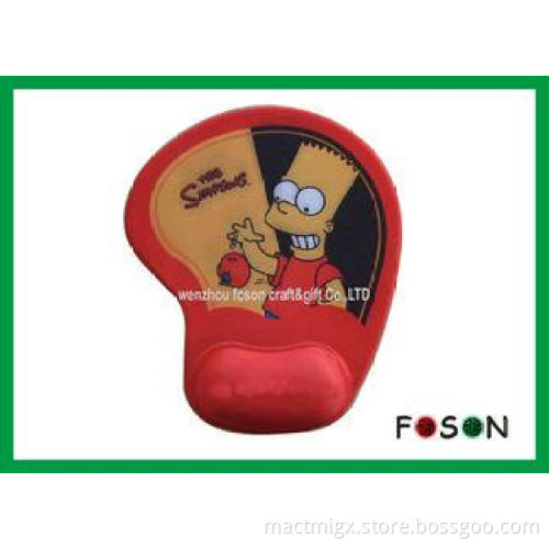 Red Eco-Friendly Silicone Mouse Pad for Gift , Computer Mou